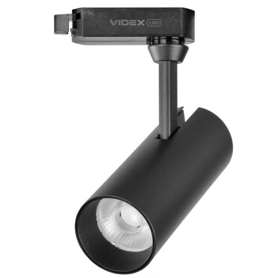 Трековий LED світильник Videx 10Вт 4100K (VL-TR04-104B) чорний