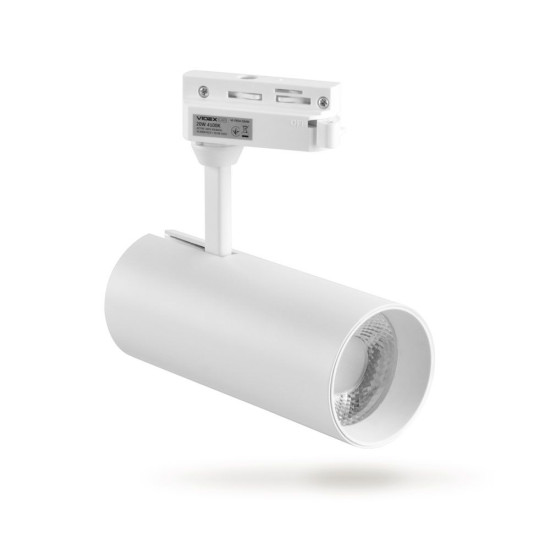 Трековий LED світильник Videx 20Вт 4100K (VL-TR04-204W) білий