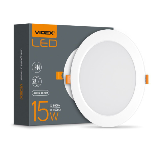 Світильник Videx Back 15Вт 5000K (VL-DLBR-155)