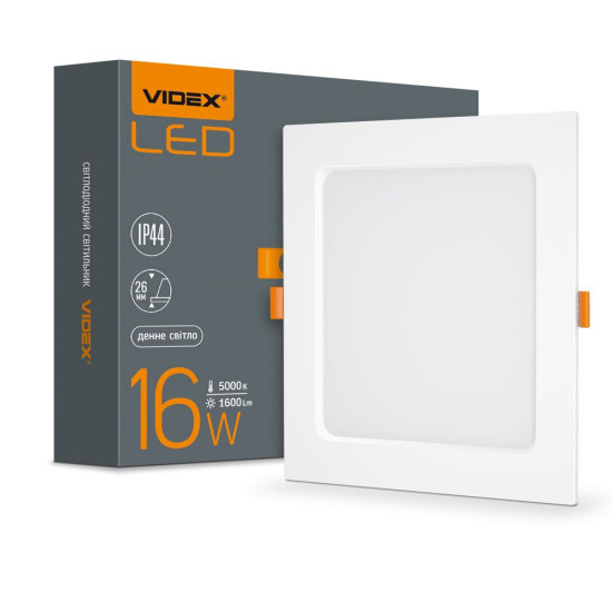 Світильник Videx Back 16Вт 5000K (VL-DLBS-165)