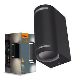 Зовнішній RGB світильник для підсвічування будівель Videx GU10x2 IP54 (VL-AR022B)