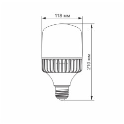 Світлодіодна лампа Videx A118 E27 50Вт 5000K (VL-A118-50275)