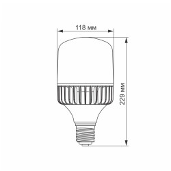 Світлодіодна лампа Videx A145 E40 100Вт 5000K (VL-A145-100405)