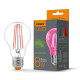 Філаментна фітолампа Videx Filament A60FF E27 8Вт 1200K (VL-A60FF-08271) для рослин