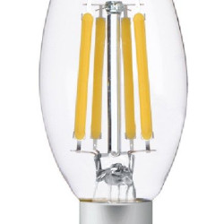 Світлодіодна філаментна лампа Videx Filament C37F E14 6Вт 4100K (VL-C37F-06144)