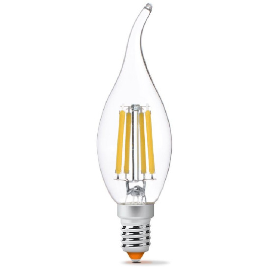 Світлодіодна філаментна лампа Videx Filament C37Ft E14 6Вт 4100K (VL-C37Ft-06144)