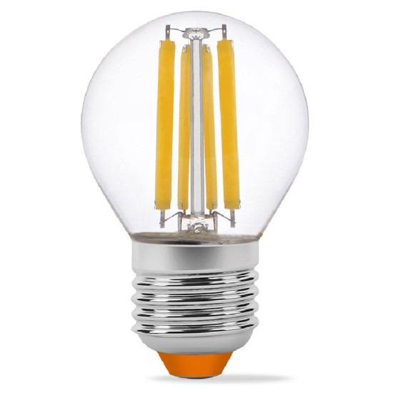 Світлодіодна філаментна лампа Videx Filament G45F E27 6Вт 4100K (VL-G45F-06274)