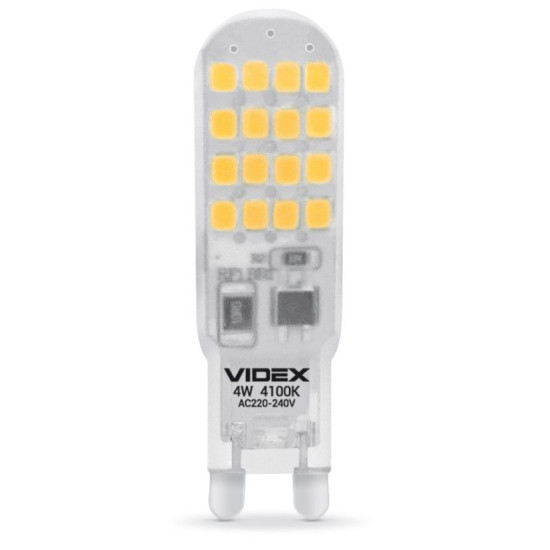 Cіліконова LED лампа Videx G9S G9 4Вт 4100K (VL-G9S-04224)