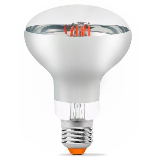 Філаментна фітолампа Videx Filament R80FF E27 9 Вт 1200K (VL-R80FF-09271) для рослин