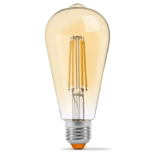 Світлодіодна лампа філаментна Videx Filament ST64FA E27 10Вт 2200K (VL-ST64FA-10272) бронза