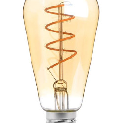 Димерна філаментна лампа Videx Filament ST64FASD E27 5Вт 2200K (VL-ST64FASD-05272) бронза