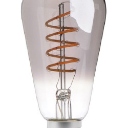 Диммована філаментна лампа Videx Filament ST64FGD E27 4Вт 2100K (VL-ST64FGD-04272) графіт