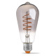 Диммована філаментна лампа Videx Filament ST64FGD E27 4Вт 2100K (VL-ST64FGD-04272) графіт