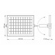 Автономний LED прожектор Videx 10Вт 5000K (VL-FSO-205)