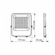 LED прожектор Videx Premium F2 30Вт 5000K (VL-F2-305G)