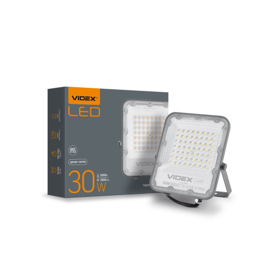 LED прожектор Videx Premium F2 30Вт 5000K (VL-F2-305G)
