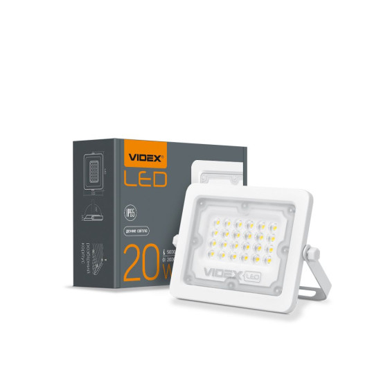LED прожектор Videx F2e 20Вт 5000K (VL-F2e-205W)