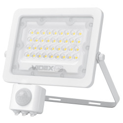 LED прожектор Videx F2e 30Вт 5000K (VL-F2e305W-S) з датчиком руху та освітленості