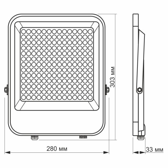 LED прожектор Videx Premium F2 150Вт 5000K (VL-F2-1505G)