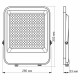 LED прожектор Videx Premium F2 150Вт 5000K (VL-F2-1505G)