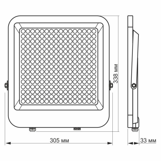 LED прожектор Videx Premium F2 200Вт 5000K (VL-F2-2005G)