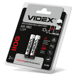 Акумулятор Videx AAA 1100мАч (HR03/1100/2DB) 2 шт