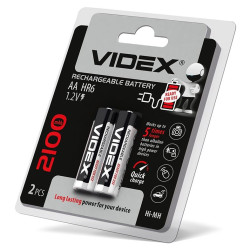 Акумулятор Videx AA 2100мАч (HR6/2100/2DB) 2 шт