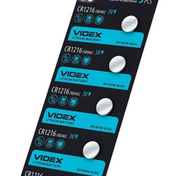 Літієва батарея Videx CR1216 (CR1216 5pc) 5 шт