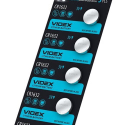 Літієва батарея Videx CR1632 (CR1632 5pc) 5 шт