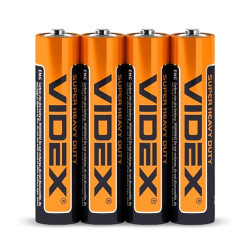 Сольова батарея Videx R03P AAA (R03P/AAA 4pcs S) 4 шт
