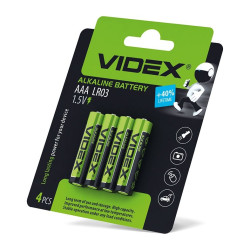 Лужна батарея Videx LR03 AAA (LR03/AAA 4pcs BC) 4 шт