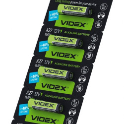 Лужна батарея Videx (А27 5pcs BC) 5 шт