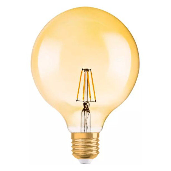 Світлодіодна лампа, що димується Osram 1906 LED Globe 6,5W/824 230V FIL Gold DIM E27 (4058075808997)