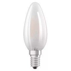 Філаментна лампа, що димується Osram LED CL B60 DIM 6,5W/827 230V GL FR E14 10X1 (4058075434486)