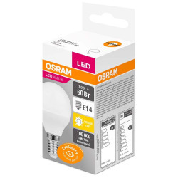 Світлодіодна лампа Osram Value CL P60 7W/830 230V FR E14 10X1 wo CE (4058075479418)