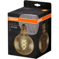 Світлодіодна лампа Osram 1906 LED Globe 25 5W/820 230V S FIL E27 4х1 (4058075092136)