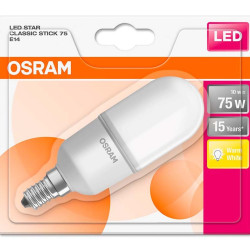 Світлодіодна лампа Osram LED Star STICK75 10W/827 230V FR E14 6XBLI1 (4058075428386)