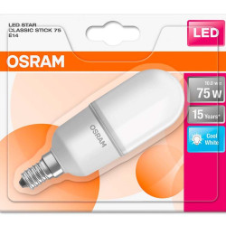 Світлодіодна лампа Osram LED Star STICK75 10W/840 230V FR E14 6XBLI1 (4058075428409)