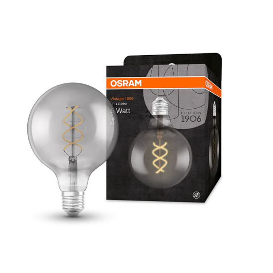 Світлодіодна лампа Osram 1906 LED Globe 5W/818 230V FIL SM E274х1 (4058075269989)