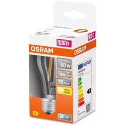 Світлодіодна лампа Osram LED Star CL A60 7W/827 230V FIL E27 10x1 (4058075112261)