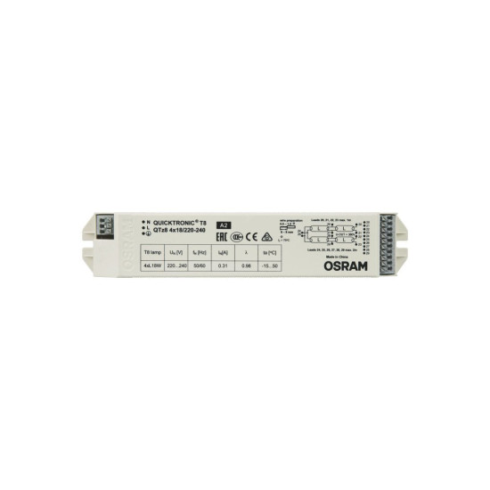 ЕПРА Osram QTZ8 4х18/220-240 VS20 (4008321863362)