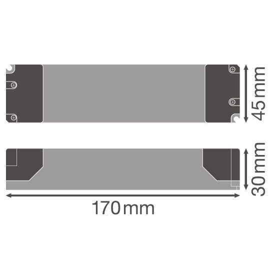 LED драйвер Ledvance DR-VAL-120/220-240/24 10х1 120Вт (4058075240131) IP20