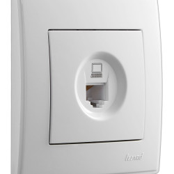 Комп'ютерна розетка Lezard "Lesya" 705-0202-139 (біла)