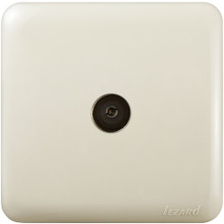 Прохідна ТВ розетка Lezard "Viola" 751-0300-129 (кремова)