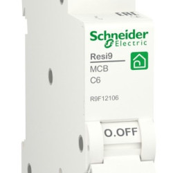 Автоматичний вимикач Schneider Electric R9F12106 Resi9 6кА 1P 6A C