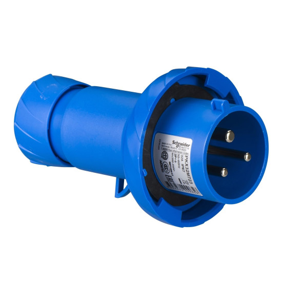 Силова вилка Schneider Electric PKX32M723 32A 2P+E IP67 250В