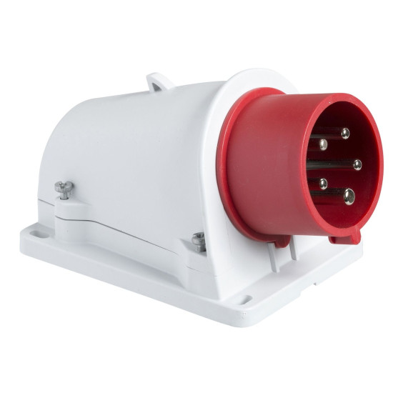 Силова настінна вилка Schneider Electric PKX32W435 32A 3P+N+E IP44 380В