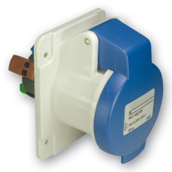 Силовий роз'єм прихованого монтажу Schneider Electric PKY16G423 16А 2P+E IP44 100-130В