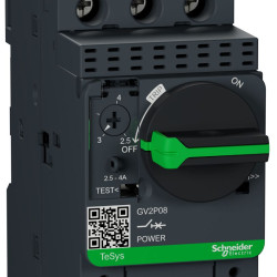 Автомат захисту двигуна Schneider Electric GV2P08 2.5-4 з комбінованим розчепленням