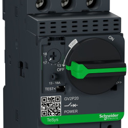Автомат захисту двигуна Schneider Electric GV2P20 13-18 із комбінованим розчепленням